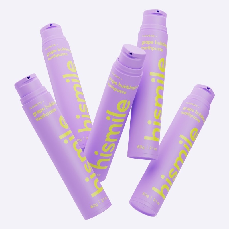 Grape Bubblegum Toothpaste Vīnogu košļājamās gumijas garšas zobu pasta, 60 g