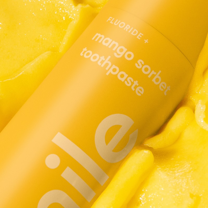 Mango Sorbet Toothpaste Mango sorbeta garšas zobu pasta, 60 g