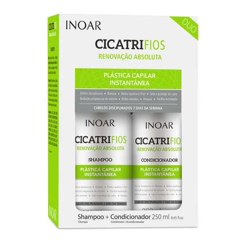 CicatriFios Duo Kit - matu struktūru atjaunojošs komplekts 2x250ml