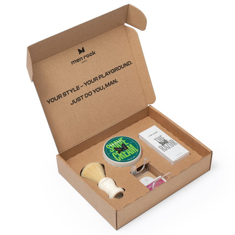 Ultimate Shaving Gift Set Sicilian Lime Skūšanās komplekts ar abpusēju skuvekli, 1gab