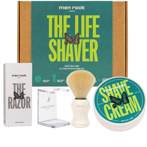 Ultimate Shaving Gift Set Sicilian Lime Skūšanās komplekts ar abpusēju skuvekli, 1gab