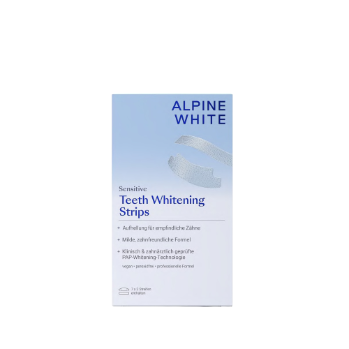 Whitening Strips Sensitive Balinošās zobu strēmeles jutīgiem zobiem, 7 pāri