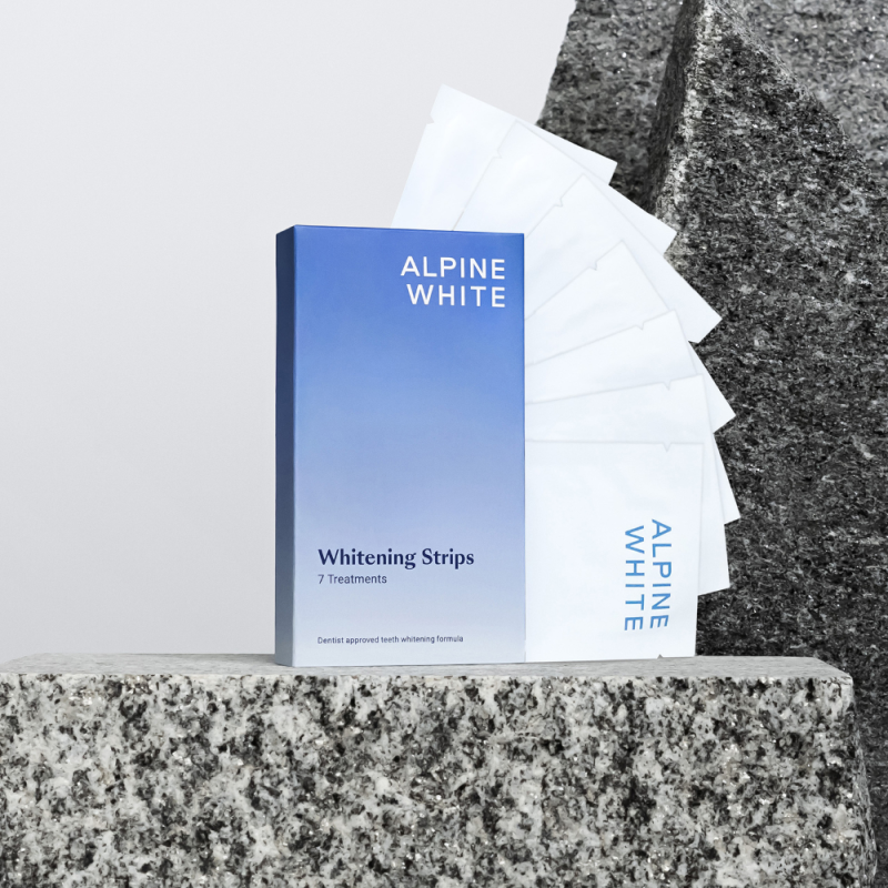 Whitening Strips Balinošās zobu strēmeles, 7 gab.
