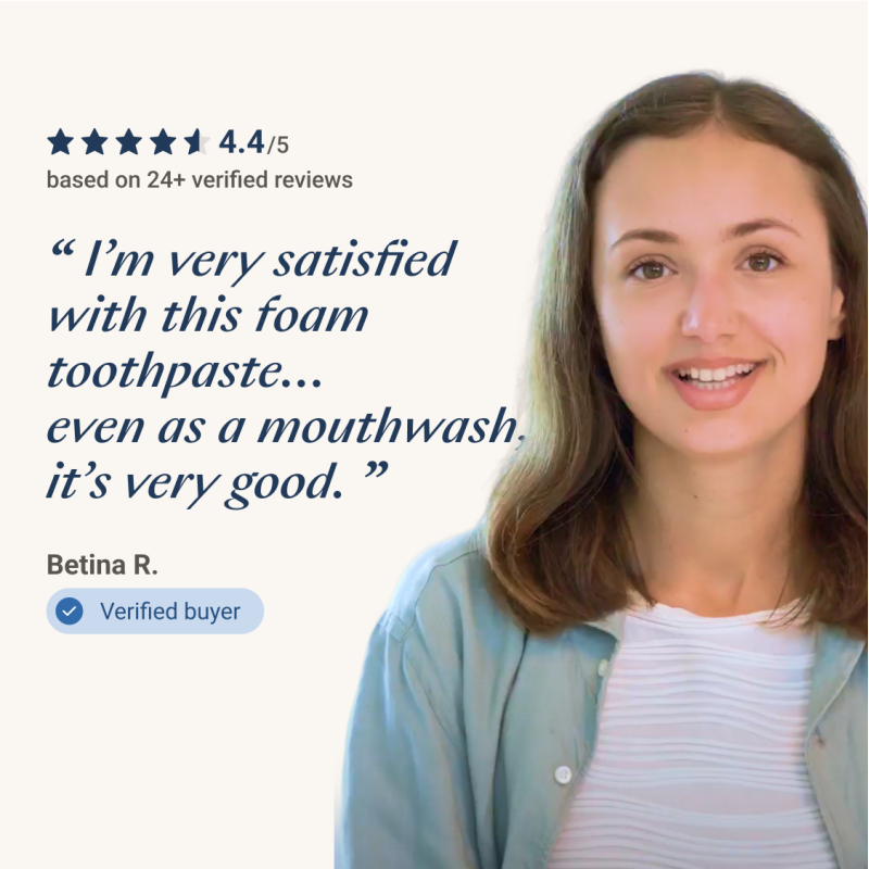 Whitening Foam Balinošās zobu putas, 50 ml