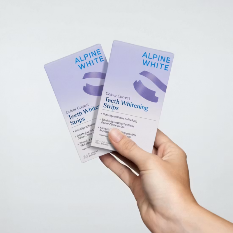Purple Whitening Strips Violetās zobu balināšanas plāksnītes, 7 pāri