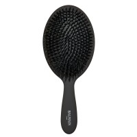 Luxury Spa Brush Black Apvalus šerno šerių šepetys, 1vnt 