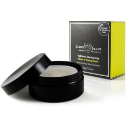 PPS-SSLPT Shaving Soap Laima un granātābolu aromāta skūšanās ziepes trauciņā, 65 g 