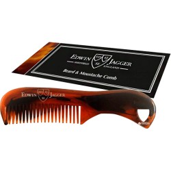 BMC03 Beard & Moustache Comb Bārdas un ūsu ķemme (koka krāsā), 1 gab. 