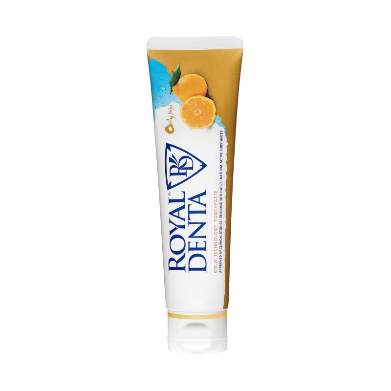 Jeju Citrus And Gold Technology Toothpaste Zobu pasta ar zeltu un unšiu, 130 g