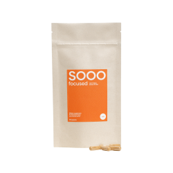 SOOO focused: lauvas krēpes (Lion’s Mane) ekstrakts 10–12:1, 90 kapsulas 