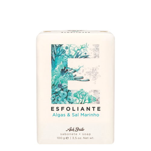 SPA Exfoliating Seaweed & Sea Salt Soap Pīlinga augu ziepes sejai un ķermenim ar jūras sāli, 100 g