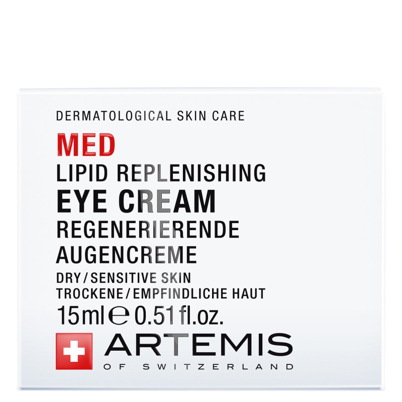 MED Lipid Replenishing Eye Cream Lipīdu līdzsvarojošs krēms ādai zem acīm, 15 ml