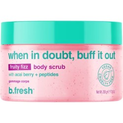 When In Doubt, Buff It Out Fruity Fizz Body Scrub Ogu aromāta ķermeņa skrubis, 200g 