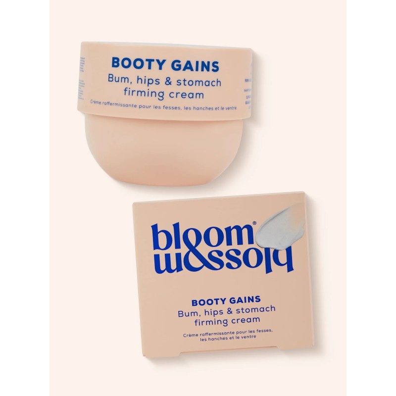 BOOTY GAINS Bum, Hips & Stomach Firming Cream Stiprinošs ķermeņa krēms, 240 ml