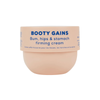BOOTY GAINS Bum, Hips & Stomach Firming Cream Stiprinošs ķermeņa krēms, 240 ml 