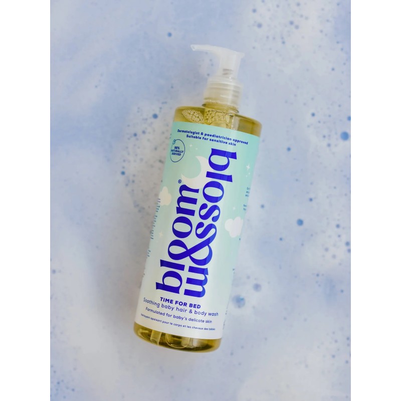 TIME FOR BED Soothing Baby Hair & Body Wash Nomierinošs matu un ķermeņa mazgāšanas līdzeklis zīdaiņiem, 500 ml