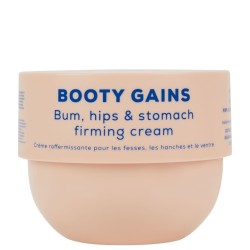 BOOTY GAINS Bum, Hips & Stomach Firming Cream Stiprinošs ķermeņa krēms, 240 ml 