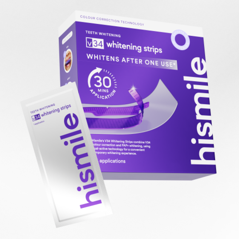 Teeth Whitening V34 Strips Zobu balināšanas lentītes, 14 pāri