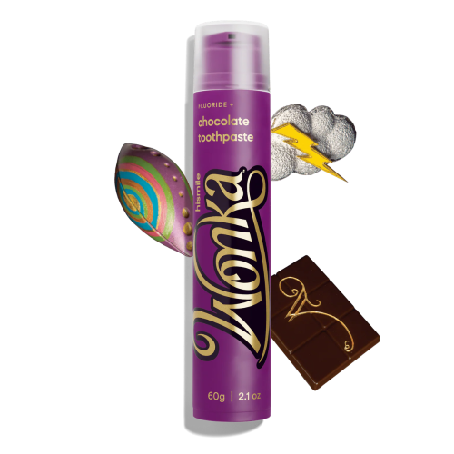 Wonka Chocolate Toothpaste Wonka šokolādes garšas zobu pasta, 60 g