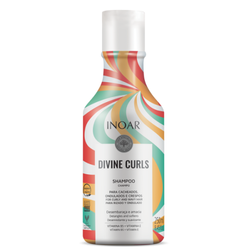 Divine Curls Shampoo Šampūns cirtainiem un viļņainiem matiem, 250ml