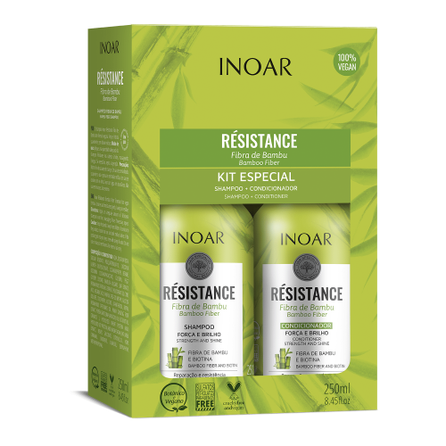 Resistance Fibra de Bambu Duo Kit Zestaw wzmacniający włosy, 2x250ml