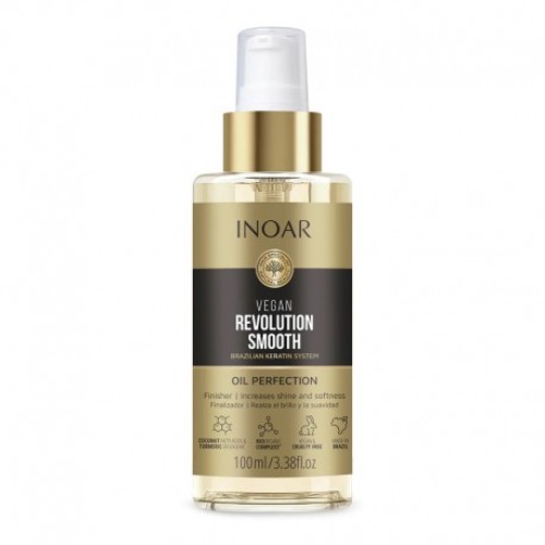 Vegan Revolution Smooth Oil Perfction Baigiamasis plaukų aliejus, 100ml