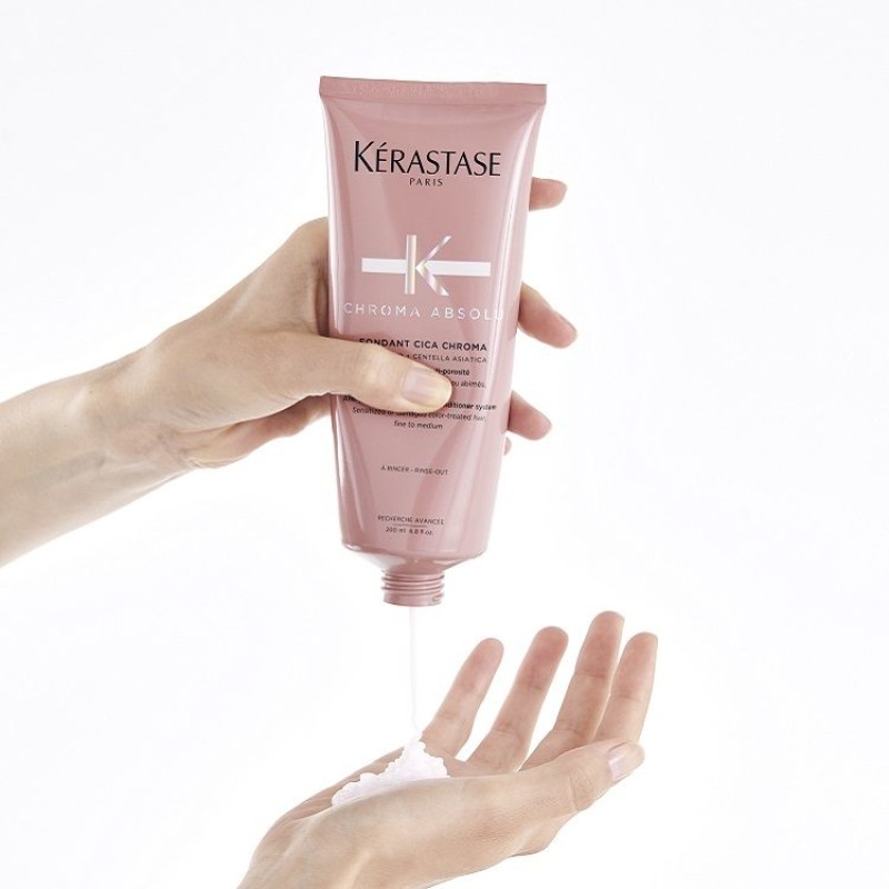 Chroma Absolu Fondant Cica Chroma stiprinošs un aizsargājošs matu kondicionieris, 200 ml