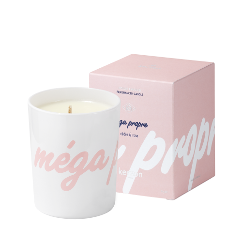 Méga Propre Fragranced Candle Aromātiskā svece, 190 g + DĀVANA
