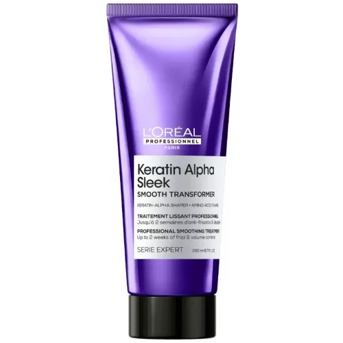 Keratin Alpha Sleek nogludinošs līdzeklis matiem, 200 ml