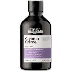 Chroma Crème Purple Krēmveida šampūns kas neitralizē dzeltenos apakštoņus blondos matos 300ml 