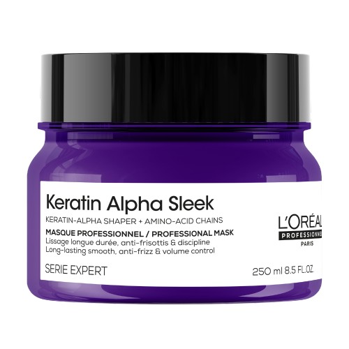 Keratin Alpha Sleek Mask nogludinošā matu maska, 200 ml