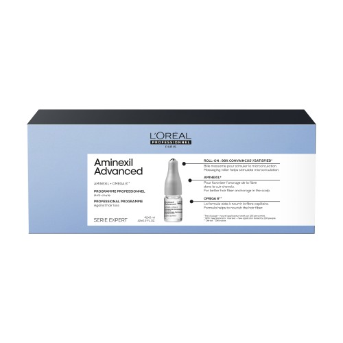 Aminexil Anti Hair Loss Ampoules Ampulės slenkantiems plaukams, 42x6ml
