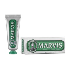 Classic Strong Mint Klasiska piparmētru garšas zobu pasta, 25 ml 
