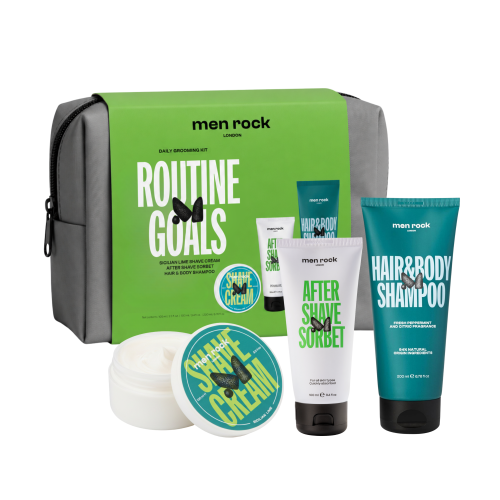 Routine Goals Daily Grooming Kit Kelioninis odos priežiūros priemonių rinkinys vyrams, 1vnt