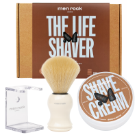 The Life Shaver Sandalwood Essential Shaving Kit Skūšanās līdzekļu komplekts, 1 gab. 
