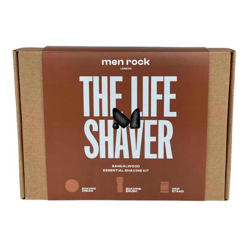 The Life Shaver Sandalwood Essential Shaving Kit Skūšanās līdzekļu komplekts, 1 gab.