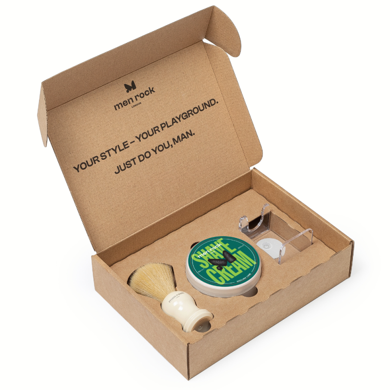 The Life Shaver Sicilian Lime Essential Shaving Kit Skūšanās līdzekļu komplekts, 1 gab.