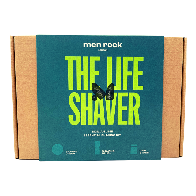 The Life Shaver Sicilian Lime Essential Shaving Kit Skūšanās līdzekļu komplekts, 1 gab.