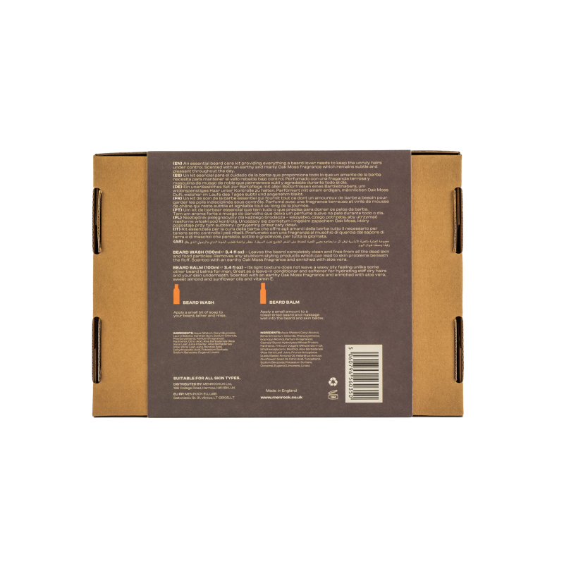 Duo Soothing Oak Moss Beard Kit Bārdas kopšanas komplekts, 1 gab.