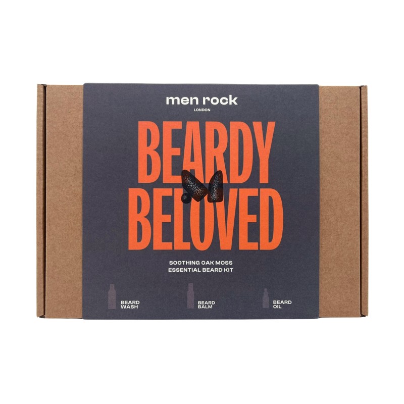Beardy Beloved Soothing Oak Moss Beard Kit Bārdas kopšanas komplekts, 1 gab.