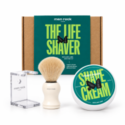 The Life Shaver Sicilian Lime Essential Shaving Kit Skūšanās līdzekļu komplekts, 1 gab. 