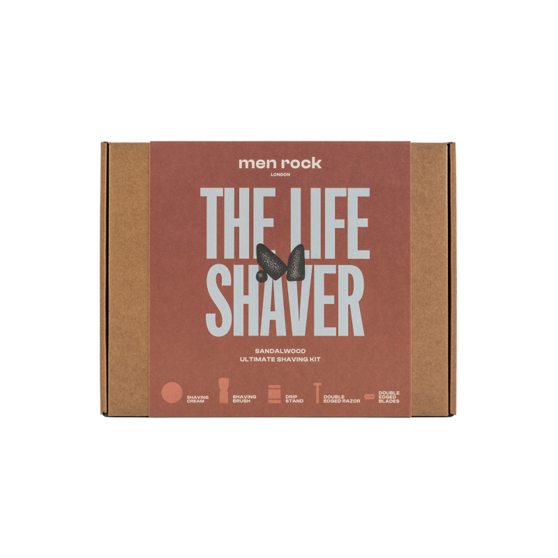 Ultimate Shaving Gift Set Sandalwood Skūšanās komplekts ar abpusēju skuvekli, 1gab