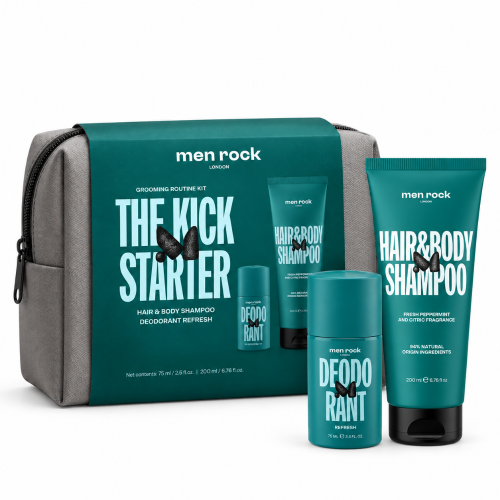 The Kick Starter ķermeņa kopšanas komplekts vīriešiem, 1 gab
