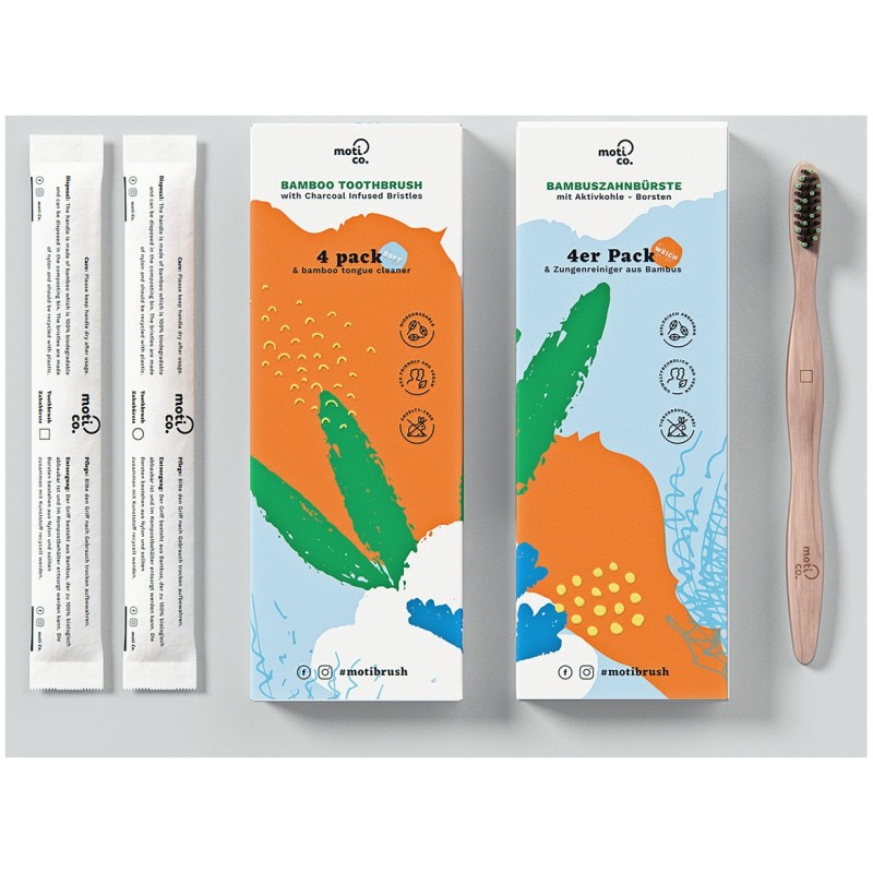 Bamboo Toothbrush Kit Bambusa mutes kopšanas komplekts, 1 gab.
