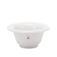 Balta porcelāna skūšanās bļoda ar platīna maliņas pārklājumu RN 11, 1 gab. 