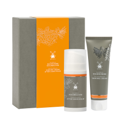 Shaving Set Sea Buckthorn Skūšanās komplekts ar smiltsērkšķu aromātu, 1 gab. 