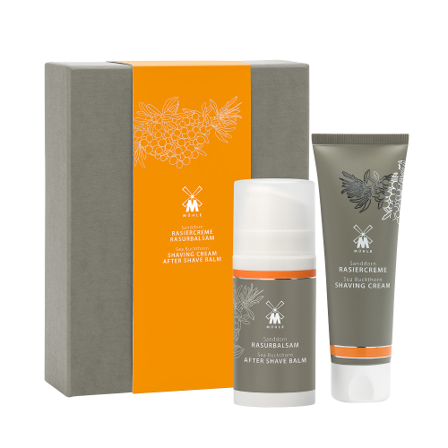 Shaving Set Sea Buckthorn Skūšanās komplekts ar smiltsērkšķu aromātu, 1 gab.