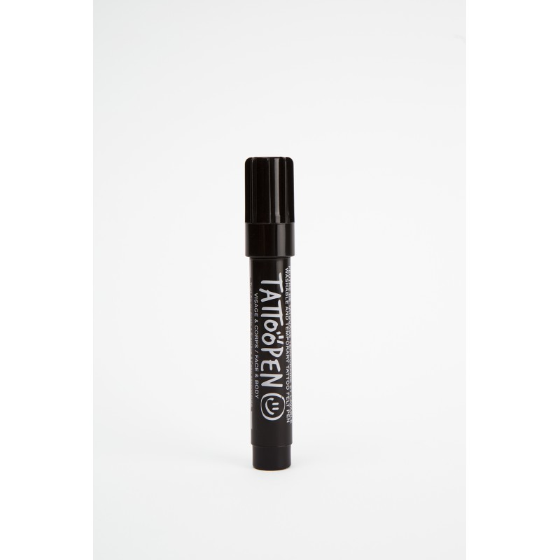 TATTOOPEN Funny Tribe Nomazgājamu flomāsteru komplekts ādai, 3x2,5g