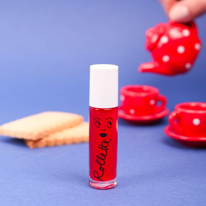 CHERRY Rollette Lip Gloss Ķiršu lūpu spīdums, 6,5 ml
