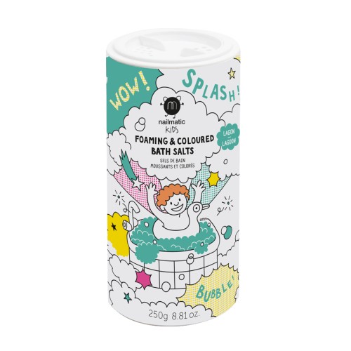 GREEN SALTS Foaming & Coloured Bath Salts Putojošs vannas sāls zaļā krāsā, 250 g